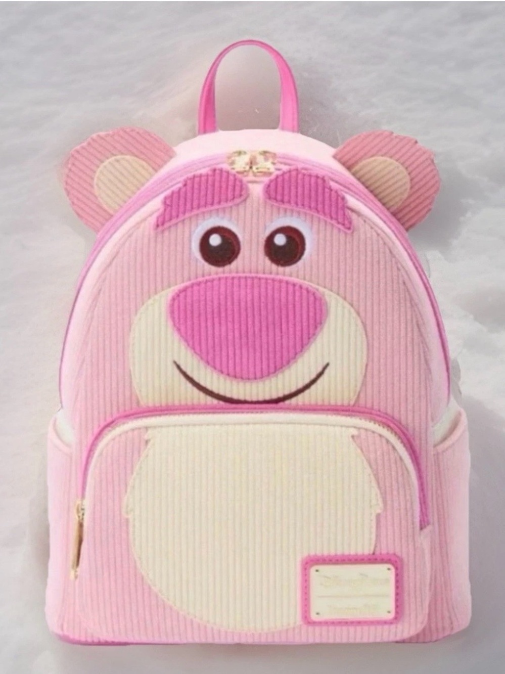 Lotso, Disney’s Toy story, Loungefly Corduroy Character Mini Backpack